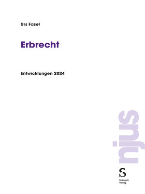 cover image of Erbrecht